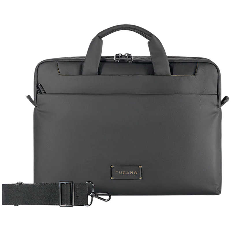 TUCANO WORK OUT 5 Slim Bag for MacBook Pro 14 / MacBook Air 13 / MacBook Pro 13 / Laptop 13, Black
