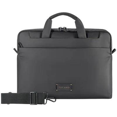 TUCANO WORK OUT 5 Slim Bag for MacBook Pro 14 / MacBook Air 13 / MacBook Pro 13 / Laptop 13, Black