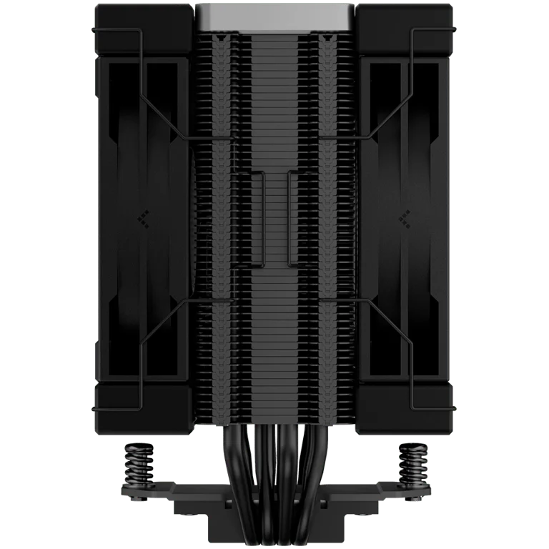 DeepCool AK400 ZERO DARK PLUS, CPU Air Cooler, 2x120mm FDB PWM Fan, Core Touch Technology 2.0, 4 Heatpipes, LGA1851/1700/1200/115x, AMD AM5/AM4, 127x123x155 mm(LxWxH), 3Y, R-AK400-BKNNMD-G-1