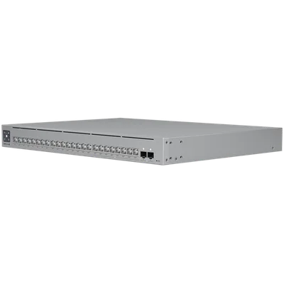 Суич UBIQUITI – UniFi Switch Pro Max 24 PoE, USW-Pro-Max-24-PoE-EU, 24x 2.5GbE RJ45, 2x 10G SFP+, 8 PoE+, 16 PoE++