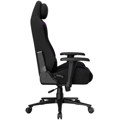 LORGAR CHA41, Ergonomic Gaming Chair Advanced, premium anti-stain fabric, Black/purple