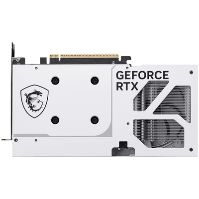 MSI Video Card NVIDIA GeForce RTX 5060 Ti 8G VENTUS 2X OC WHITE PLUS, 8GB GDDR7, 128-bit, 2617 MHz Boost, 4608 CUDA Cores, PCIe 5.0 (x8), 3x DP 2.1b, HDMI 2.1b, RAY TRACING, Dual Fan, 180W TDP, 8-pin PCIe Power, G-SYNC, 2-Slot, 3Y