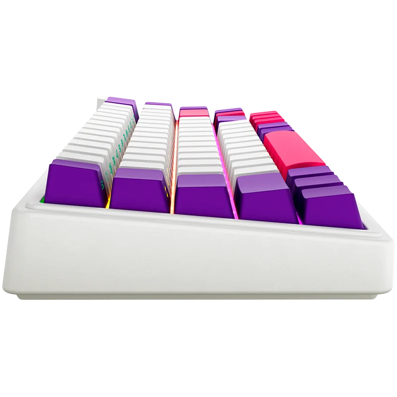 LORGAR KBP70MW, Wireless 65% Mechanical Gaming Keyboard Pro, White, EN layout
