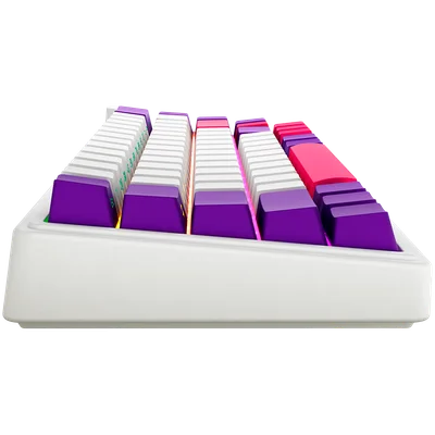 LORGAR KBP70MW, Wireless 65% Mechanical Gaming Keyboard Pro, White, EN layout
