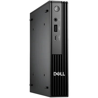 Dell Pro Micro (QCM1250), Intel Core i3-14100T(4C, 8T, 12MB, up to 4.4GHz), 8GB(1x8GB) DDR5, 512GB M.2 SSD, Integrated Graphics, WiFi+BT, BG KBD+Mouse, Ubuntu, 3Y ProSupport