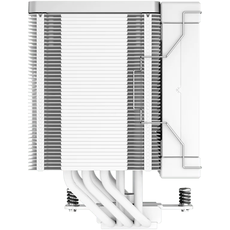 Охладител за процесор DeepCool AK500 WH 1x120mm вентилатор, TDP 240W, 5 топлинни тръби, Бял