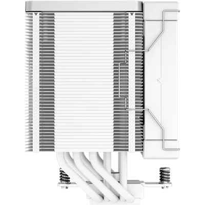 Охладител за процесор DeepCool AK500 WH 1x120mm вентилатор, TDP 240W, 5 топлинни тръби, Бял