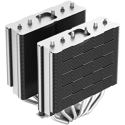 Охладител за процесор DeepCool AG620, 2x120mm PWM вентилатор, TDP 260W, 6 топлинни тръби, LGA2066/2011-v3/2011/1700/1200/115x, AMD AM5/AM4, 129x136x157 mm, черен