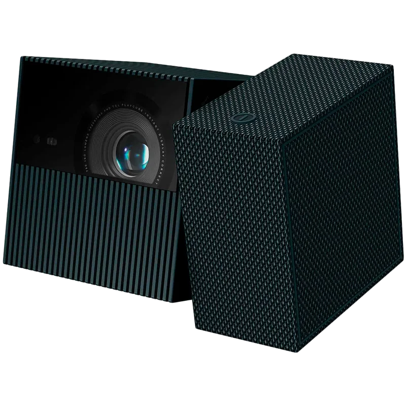 TCL PLAYCUBE Projector, 1080P Native, 750 ISO Lumens, Google TV, Netflix Certified, 5W Speaker, 90° Swivel Stand, 66Wh Battery