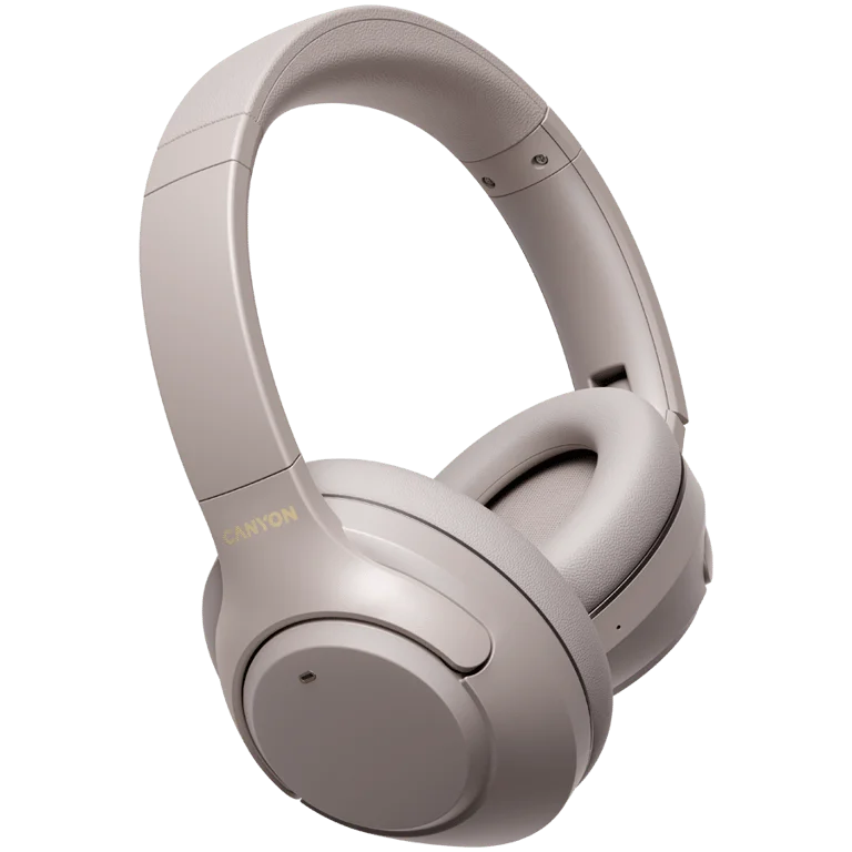 Слушалки CANYON OnRiff 6 ANC сиви над ухо Bluetooth