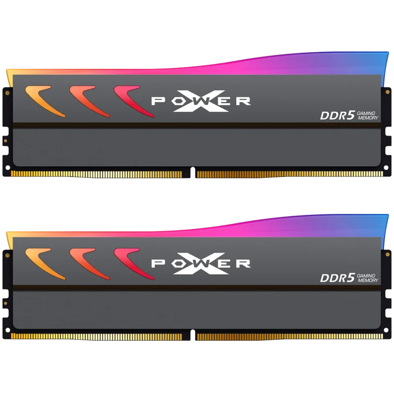 SILICON POWER 32GB (16Gx2) XPOWER Storm DDR5 RGB Gaming UDIMM, DDR5-6000, C36, 2Gx8 SR, RGB-UDIMM, w/HS-G