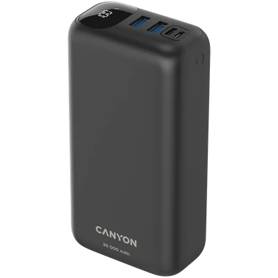 CANYON power bank PB-301 LED 30000 mAh PD 20W QC 3.0 Black