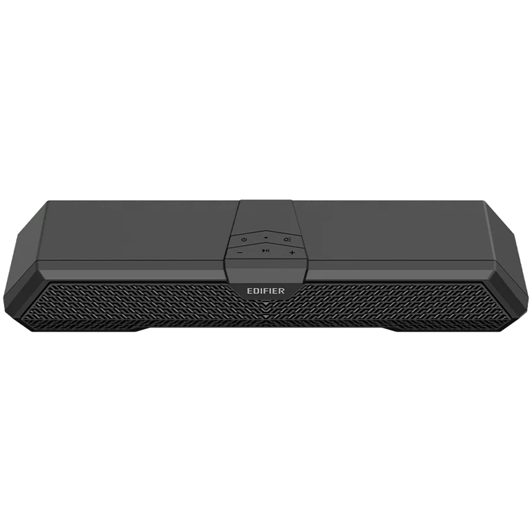 Edifier MG250 2.0 Desktop Soundbar, Bluetooth V5.3, USB-A soundcard input, 2-inch full-range drivers 5W (RMS) output, RGB light strip with companion app control, Built-in MEMS microphone with noise-cancellation, One-touch touch-panel control, Black