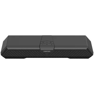 Edifier MG250 2.0 Desktop Soundbar, Bluetooth V5.3, USB-A soundcard input, 2-inch full-range drivers 5W (RMS) output, RGB light strip with companion app control, Built-in MEMS microphone with noise-cancellation, One-touch touch-panel control, Black