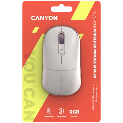CANYON mouse MW-22 2in1 BT/ Wireless Rice