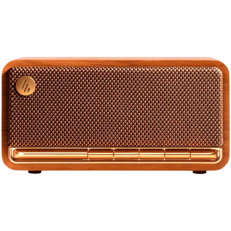 Edifier MP230 Bluetooth Speaker, BT V5.0, USB-C, AUX, TF Card, 2x 48mm Drivers, USB-C, 20W (RMS), Brown