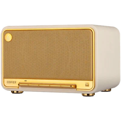 Тонколона Edifier D32 2.1, Bluetooth 5.3, Wi-Fi, AUX, USB-C, 4" мидбас, 2x 1" високочестотни говорители, 60W RMS, Бяла