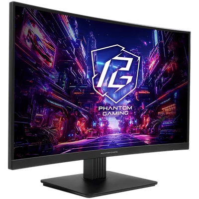 Монитор ASRock 27" QHD VA Curved 180Hz 1ms FreeSync 132% sRGB