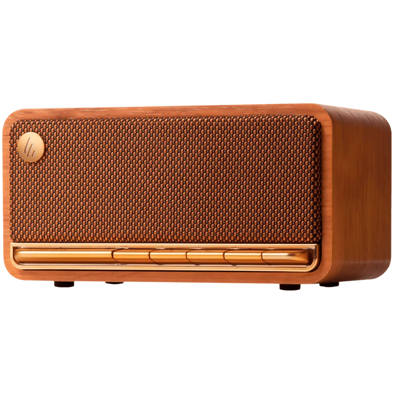 Edifier MP230 Bluetooth Speaker, BT V5.0, USB-C, AUX, TF Card, 2x 48mm Drivers, USB-C, 20W (RMS), Brown