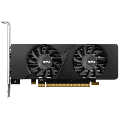 MSI Video Card Nvidia GeForce RTX 3050 LP E 6G OC, 2x HDMI, 1x DP, DUAL FAN, ATX