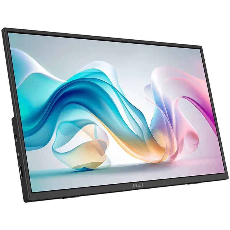 MSI PRO MP165 E6 Professional Business Portable Monitor, 15.6" 60Hz, FHD (1920x1080) 16:9, IPS Anti-glare, 4ms, 250nits, 1000:1, 178/178, Tilt, Speakers, 2x Type-C, 1x HDMI, 3Y Warranty