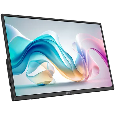 MSI PRO MP165 E6 Professional Business Portable Monitor, 15.6" 60Hz, FHD (1920x1080) 16:9, IPS Anti-glare, 4ms, 250nits, 1000:1, 178/178, Tilt, Speakers, 2x Type-C, 1x HDMI, 3Y Warranty