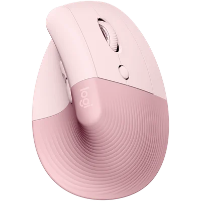 Мишка Logitech Lift вертикална ергономична розова