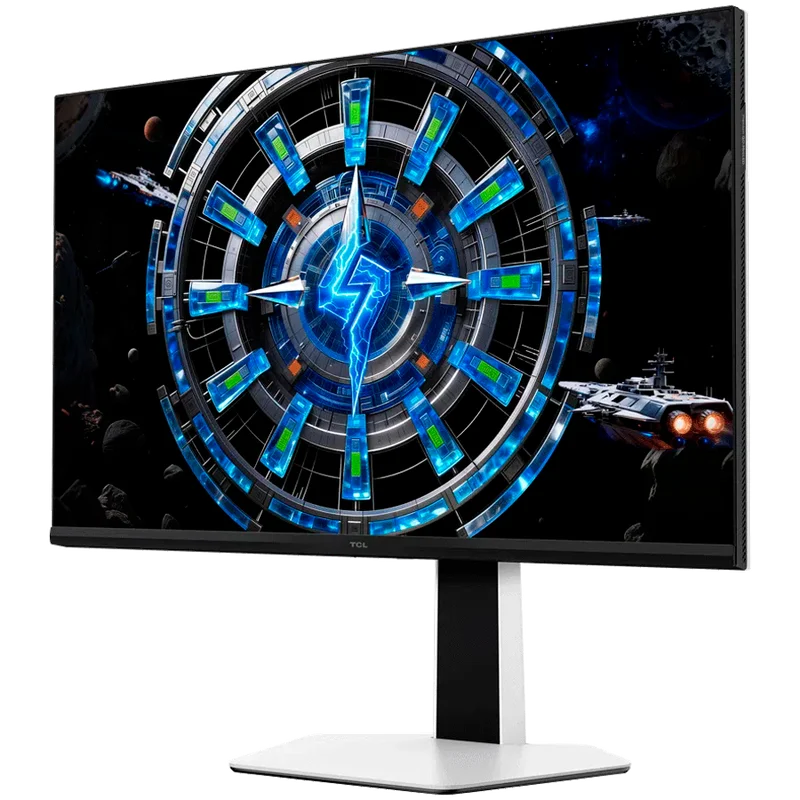 27-inch monitor, QD-Mini LED,1196 Precise Dimming Zones,TCL 27-inch monitor, 1200nits Peak Brightness, QLED, UHD 160Hz & FHD 320Hz, Tmoc Motion Clarity, 1ms GtG