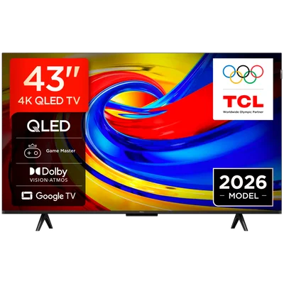TCL 43P7L 43'' 4K HDR Dolby Vision, HDR10+ Built-in 2.4/5GHz Wi-Fi, MIMO DVB-C Pan EU