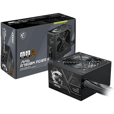 Захранващ блок MSI MAG A750BN PCIE5 II 750W 80 Plus Bronze ATX