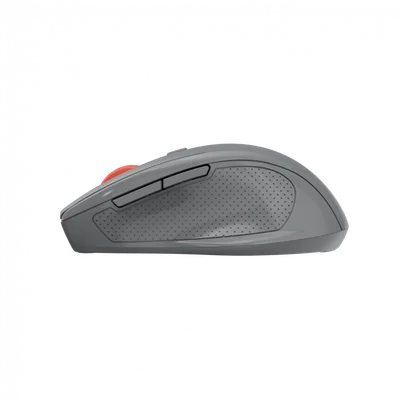 Canyon 6 buttons wireless 2.4Ghz mouse, MX8650A Sensor, DPI up to 1600,Injection case, 3 M life times left and right switches, 2xAAA battery, ABS material. Size: 105x71x40mm, Weight: 59g, Dark grey