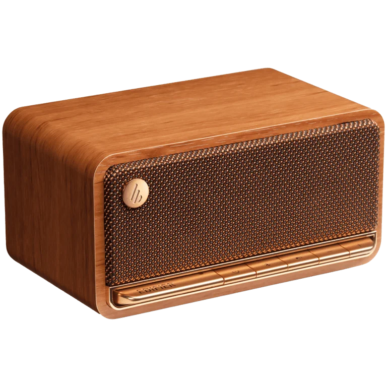 Edifier MP230 Bluetooth Speaker, BT V5.0, USB-C, AUX, TF Card, 2x 48mm Drivers, USB-C, 20W (RMS), Brown