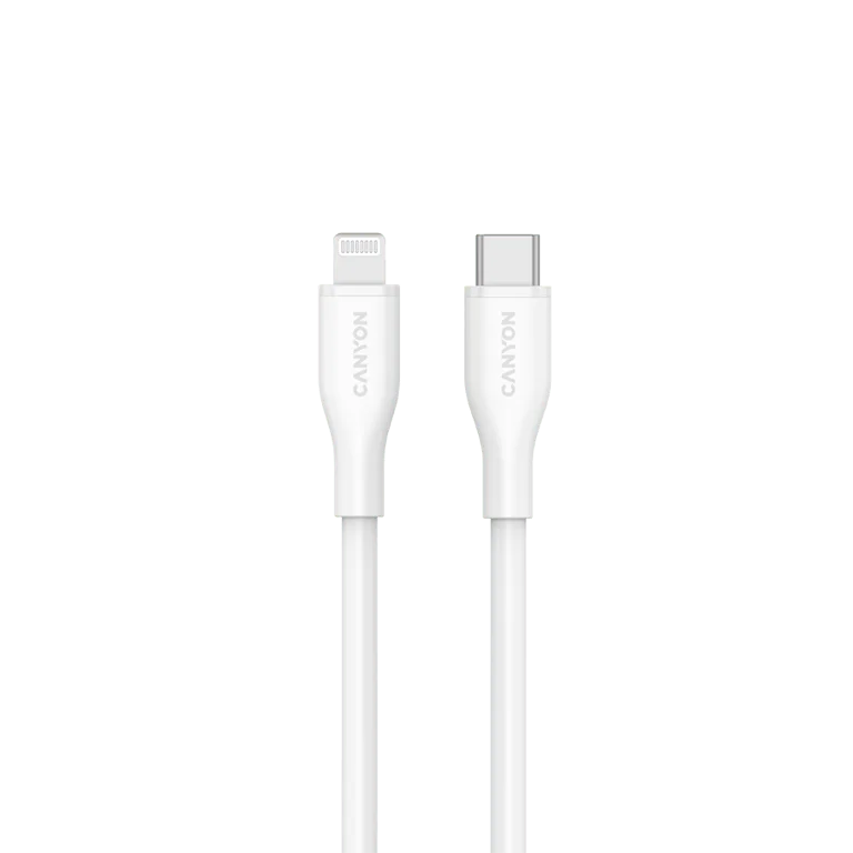 CANYON cable CLNM60 C-L 60W MFI 1m Silicon White