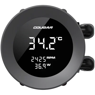 COUGAR Poseidon Vistek ARGB 240 AiO Liquid Watercooling - Black
