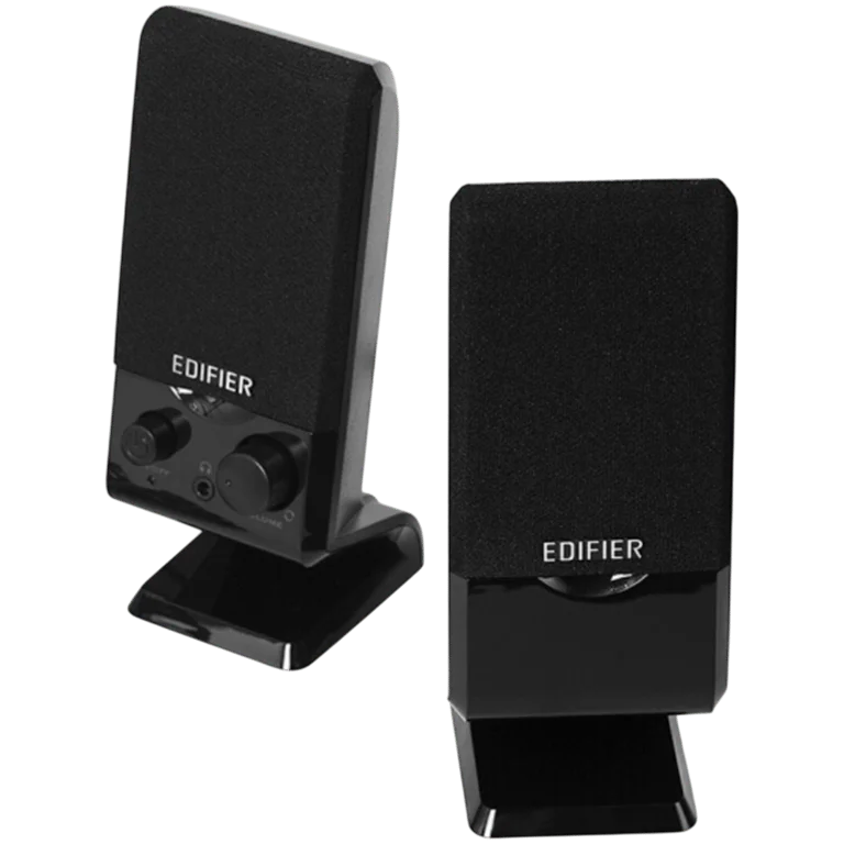 Edifier M1250 2.0 Audio System, USB, AUX, 1.2W (RMS), Volume Control, Black