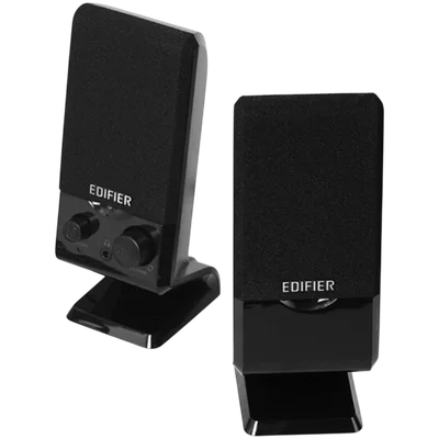 Edifier M1250 2.0 Audio System, USB, AUX, 1.2W (RMS), Volume Control, Black