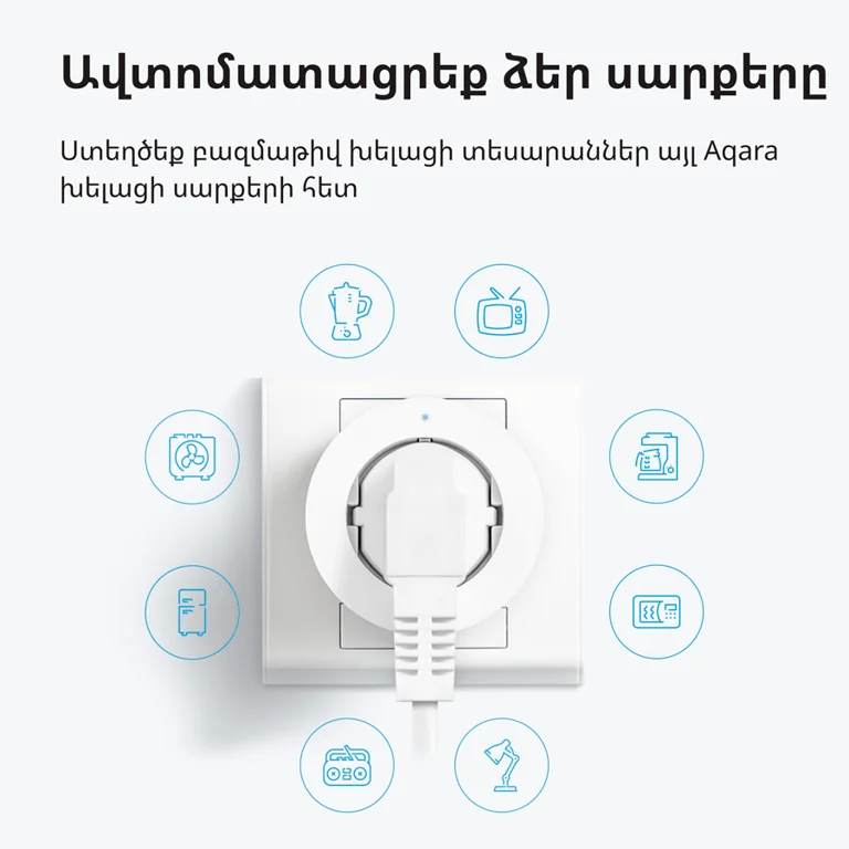 Aqara Smart Plug (EU Version): Model No: SP-EUC01; SKU: AP007EUW01