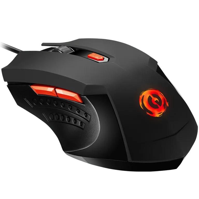 Гейминг мишка CANYON – Star Raider GM-1, 3200 dpi, 6 бутона, RGB, черна