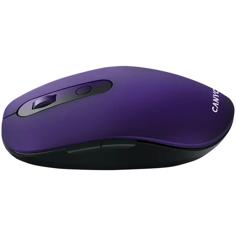 Безжична мишка CANYON MW-9 Dual-mode, виолетова