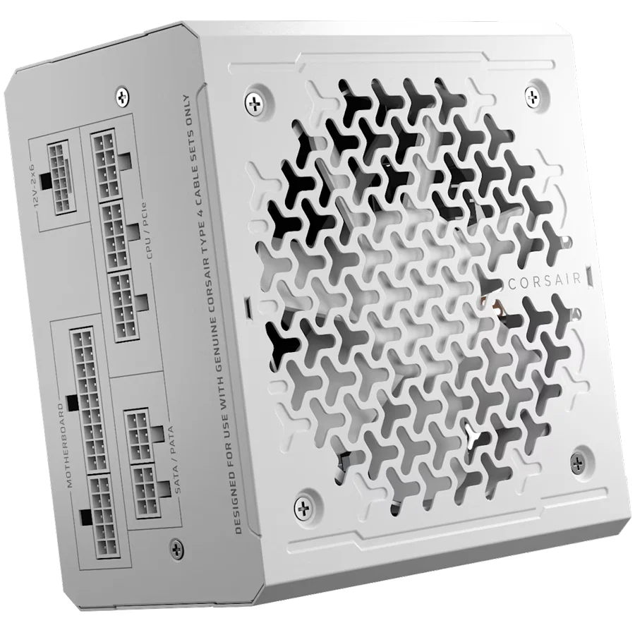 CORSAIR RM750e White, 750 Watt, Cybenetics Gold Certified, Fully Modular