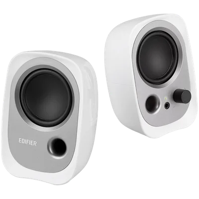 Тонколони Edifier – R12U, 2.0, USB, AUX, 2.25", 4W, бели