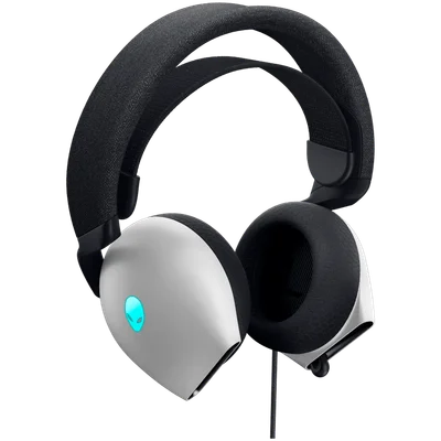 Гейминг слушалки Alienware AW520H Lunar Light, с кабел