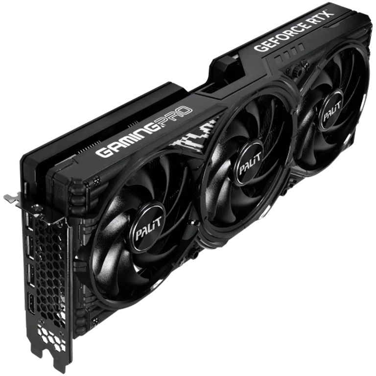 PALIT GeForce RTX 5070 Ti GamingPro-S 16GB GDDR7 256 bit, 1x HDMI 2.1b, 3x DP 2.1b, 3 Fan, 1x 16-pin pwr connector, 750W, 331.9 x 127.1 x 49.7 mm, NE7507T019T2-GB2031U