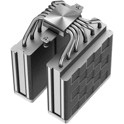 Охладител за процесор PROTECH DeepCool AK620 R-AK620-BKNNMT-G, 2x120mm PWM вентилатор, 6 heatpipes, TDP 260W, LGA2066/2011-v3/2011/1700/1200/115x, AMD AM5/AM4, 129x138x160mm, Черен