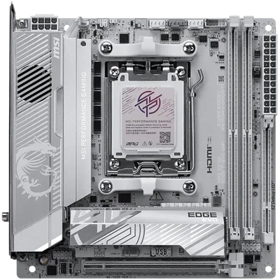 Дънна платка MSI MPG X870I EDGE TI EVO WIFI, Mini-ITX, Socket AM5, DDR5, Wi-Fi 7