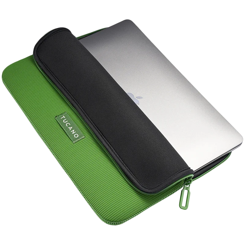 TUCANO COLORE 2 Sleeve for MacBook Pro 16 / MacBook Air 15 / Laptop 15.6, Green