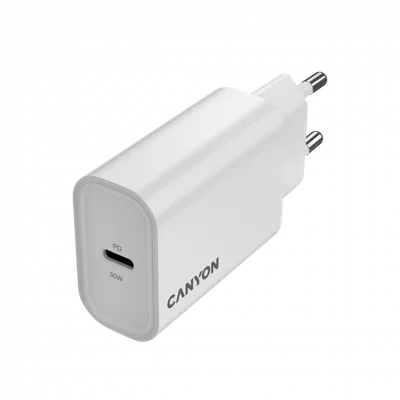 CANYON charger OnCharge 30CL Max Power 30W 1xPD EU White