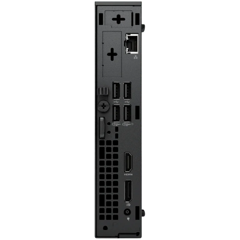 Dell Pro Micro (QCM1250), Intel Core i3-14100T(4C, 8T, 12MB, up to 4.4GHz), 8GB(1x8GB) DDR5, 512GB M.2 SSD, Integrated Graphics, WiFi+BT, BG KBD+Mouse, Ubuntu, 3Y ProSupport