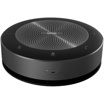 Prestigio Solutions Video Conferencing Speakerphone Alpha: 5W, 6 mic, 5m (Radius), Wireless charging, Connection via USB Type-C, AUX or BT4.2+EDR