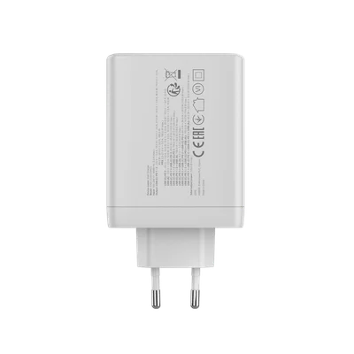 CANYON charger OnCharge 120 GAN Total 120W MAX 3 USB-C +1 USB-A White EU plug